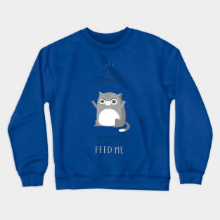 Hungry Cat (Colours) Crewneck Sweatshirt